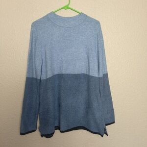 Talbots shades of Blue Sweater